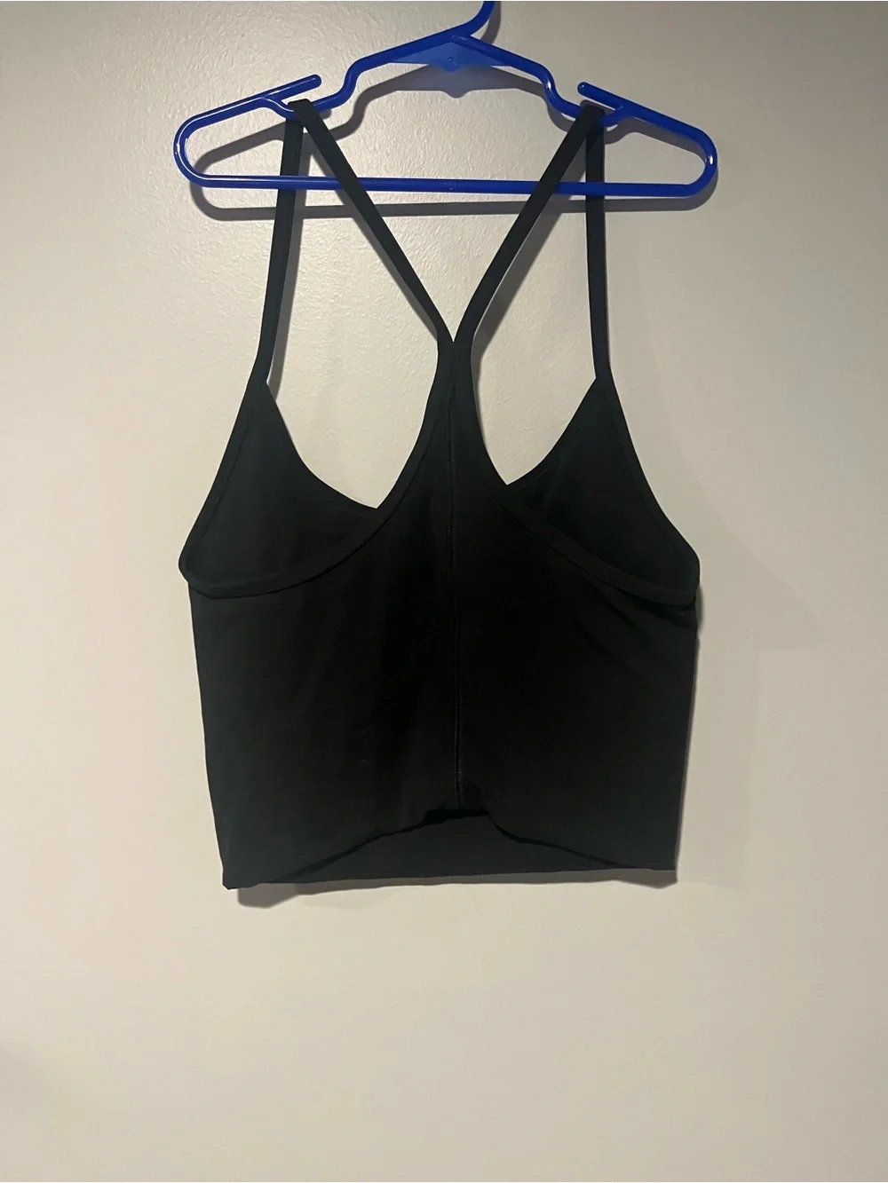 Vuori Black Seamless Racerback Sports Bra
